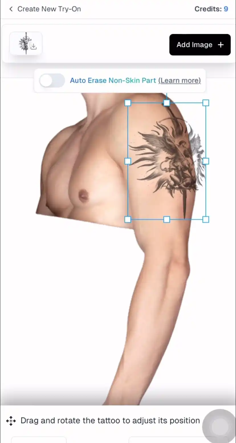 tattoo virtual try on tool