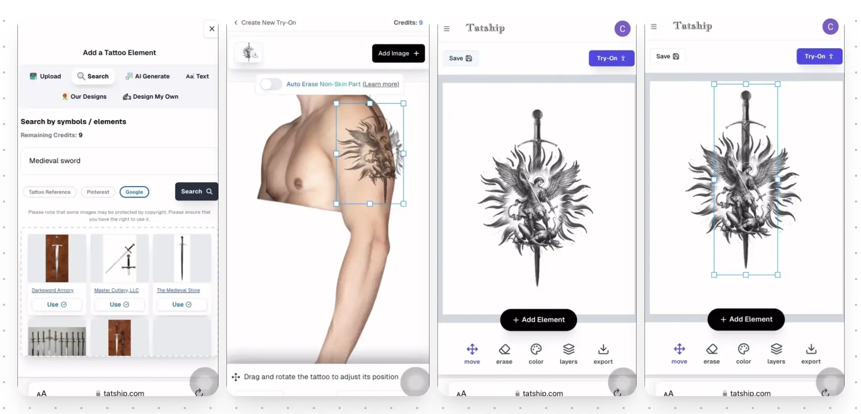 tattoo design tool